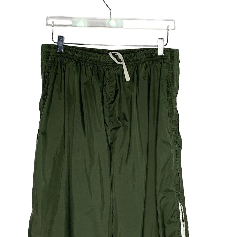 Nike XXL Mens Vintage Full Zip Track Pants Green Streetwear Gorpcore *flaw - Picture 4 of 11
